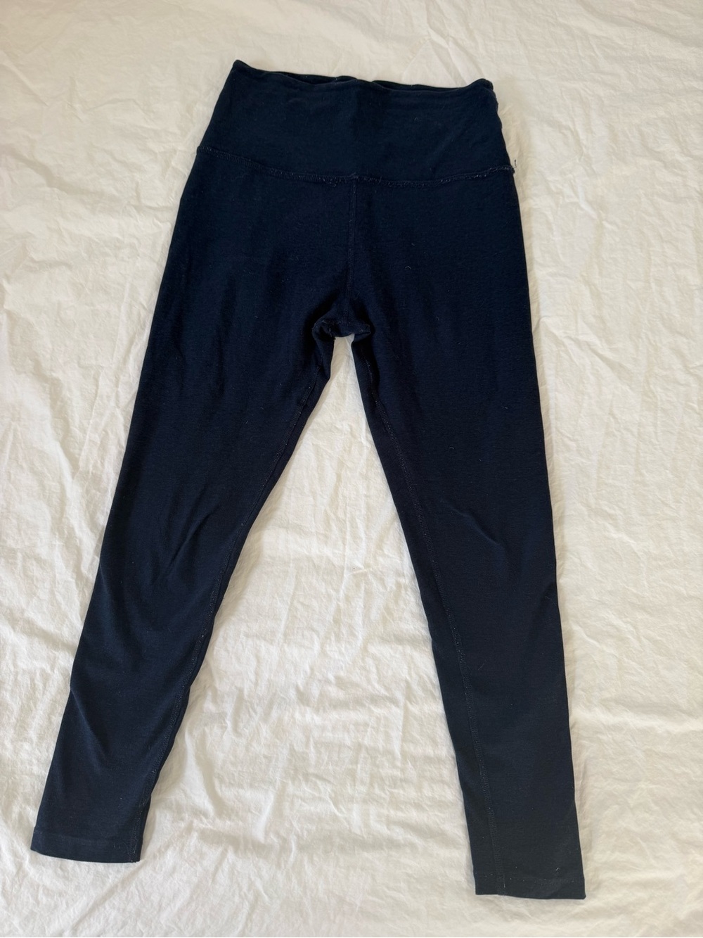 Beyond Yoga “Caught in Midi” Navy High Waist Leggings